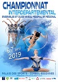 Affiche des championnats interdépartementaux ensembles Fédéraux 2019, à Ris Orangis, Corbeil Essonnes et Rungis