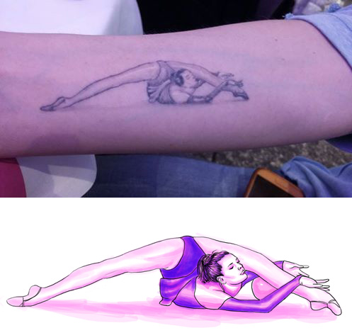 tatouage à partir d'un de mes dessins