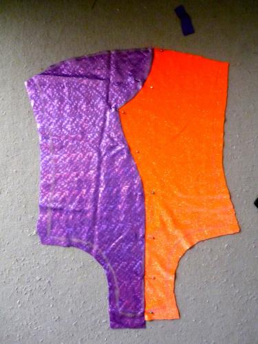justaucorps violet orange 002